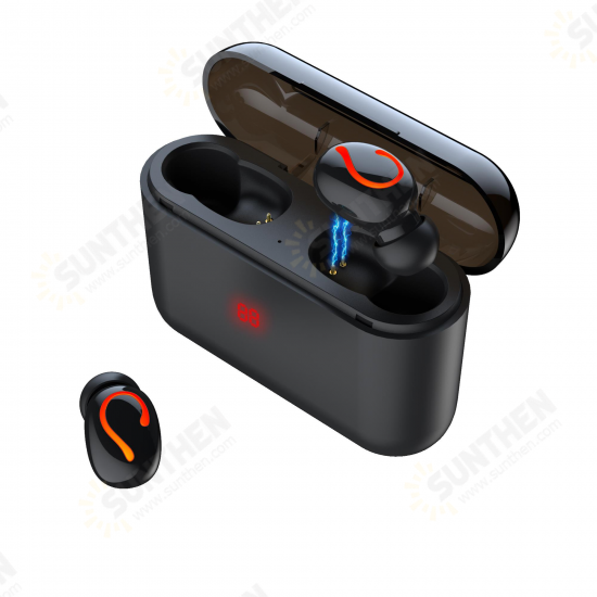 TWS Wireless bluetooth 5.0 Earbuds Earphone Sport Waterproof Stereo Headphone with 2600mAh Charging Box