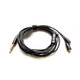 Cables Black E80 Pin Earphone Cable 3.5mm Jack Wire with Micrphone Cables Black E80 Pin Earphone Cable 3.5mm Jack Wire with Micrphone