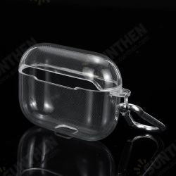 Transparent Non-yellow Anti-fall TPU Soft Earphone Storage Case Protective Cover with Keychain for Airpods Pro Airpods 3 Transparent Non-yellow Anti-fall TPU Soft Earphone Storage Case Protective Cover with Keychain for Airpods Pro Airpods 3