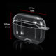 Transparent Non-yellow Anti-fall TPU Soft Earphone Storage Case Protective Cover with Keychain for Airpods Pro Airpods 3 Transparent Non-yellow Anti-fall TPU Soft Earphone Storage Case Protective Cover with Keychain for Airpods Pro Airpods 3