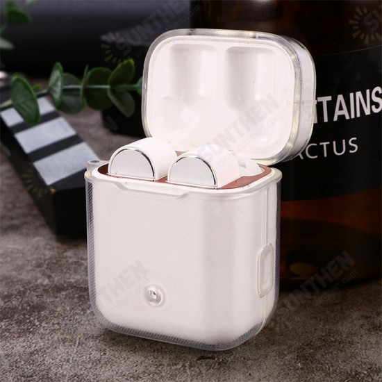 Transparent Portable Earphone Storage Case Protective Bag for Air bluetooth Headphone