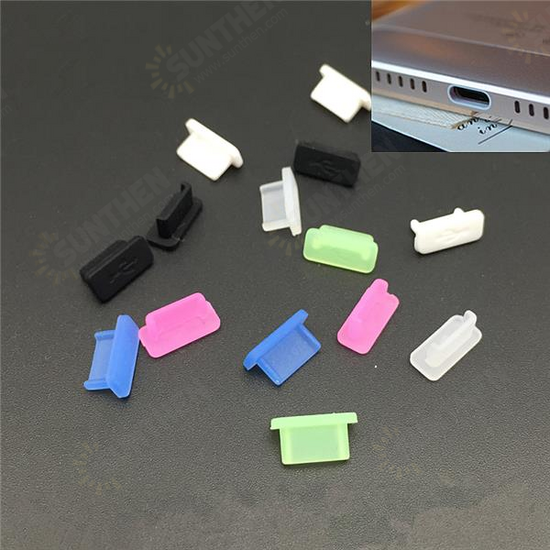 USB Type-C Interface Dustproof Plug with Earphone Dustproof Plug for Samsung S8 Huawei