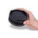 Universal Metal Round Reserved Charging Port Protective Cover Case for Echo Dot bluetooth Speaker