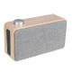 W5A Wooden Wireless bluetooth Speaker Portable Stereo TF Card U Disk 3.5mm Audio Speaker with Mic