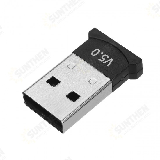 bluetooth 5.0 USB Adapter for Window 7/8/10 for Vista XP for Mac OS X PC Keyboard Mouse Gamepads Speakers