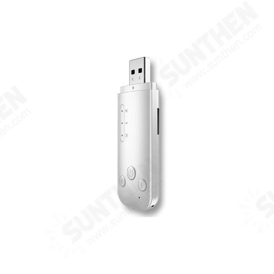 bluetooth 5.0 Wireless Dongle Adapter Receiver Transmitter USB AUX FM Output Support Navigation for Computer PC Laptop