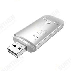bluetooth 5.0 Wireless Dongle Adapter Receiver Transmitter USB AUX FM Output Support Navigation for Computer PC Laptop bluetooth 5.0 Wireless Dongle Adapter Receiver Transmitter USB AUX FM Output Support Navigation for Computer PC Laptop