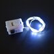 0.5M/1M/2M Battery Powered LED Garland String Light Copper Wire Strip Lamp for Holiday Christmas Home Indoor Use