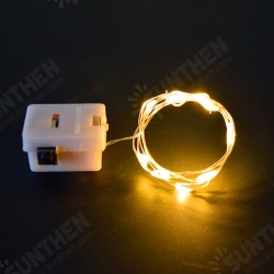 0.5M/1M/2M Battery Powered LED Garland String Light Copper Wire Strip Lamp for Holiday Christmas Home Indoor Use 0.5M/1M/2M Battery Powered LED Garland String Light Copper Wire Strip Lamp for Holiday Christmas Home Indoor Use