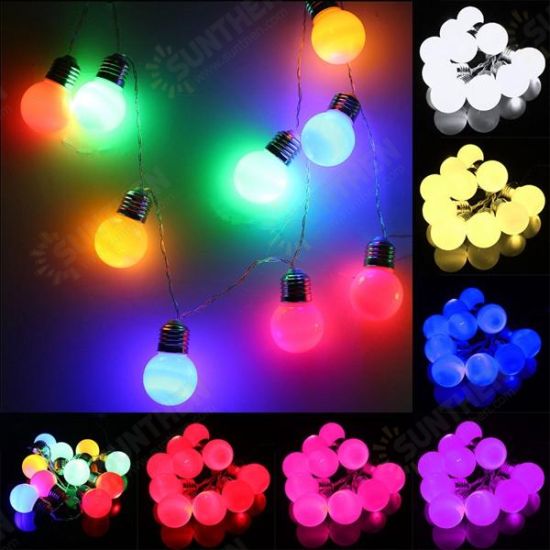 10 LED Battery Mini Festoon Fairy String Light Bulb Christmas Wedding Garden Lamp