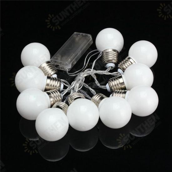 10 LED Battery Mini Festoon Fairy String Light Bulb Christmas Wedding Garden Lamp