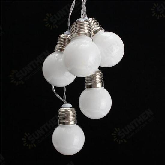 10 LED Battery Mini Festoon Fairy String Light Bulb Christmas Wedding Garden Lamp