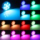 10 LED Colorful Waterproof Submersible Party Light With Remote Control