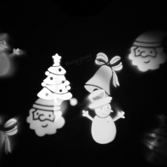 10 Pattern LED Projector Stage Light Halloween Xmas Party Lighting UK US EU AU Plug Christmas Decorations Clearance Christmas Lights