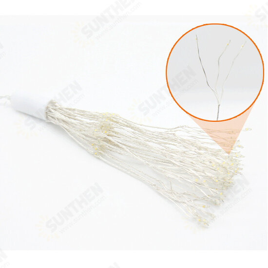 100/200 LED Firework Light 8 Mode Fairy String Lamp with Remote Control for Home Garden Decor