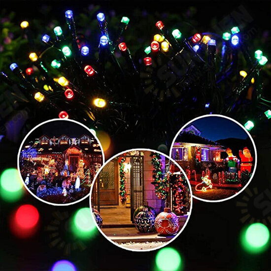 100/200/300 LED Solar String Fairy Lights Copper Wire Outdoor Garden Waterproof