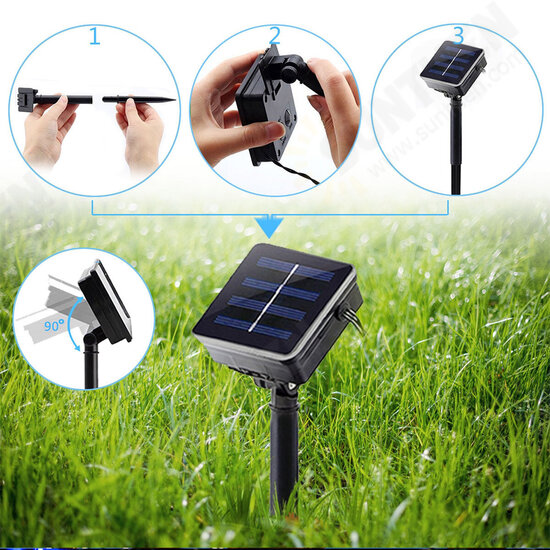 100/200/300 LED Solar String Fairy Lights Copper Wire Outdoor Garden Waterproof 100/200/300 LED Solar String Fairy Lights Copper Wire Outdoor Garden Waterproof