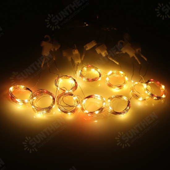 100/200/300 LED Window Curtain Lights USB Waterproof Fairy String Lights Decorative Christmas Twinkle Backdrop Patio Wall Decor - 8 Modes with Hook 100/200/300 LED Window Curtain Lights USB Waterproof Fairy String Lights Decorative Christmas Twinkle Backdrop Patio Wall Decor - 8 Modes with Hook