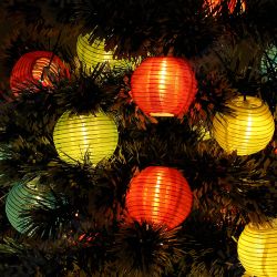 10/20/30/50LED Solar Lantern String Lights Waterproof Garden Lantern String Lights Fair Light with Fabric Lantern Decor for Christmas Garden Home Yard 10/20/30/50LED Solar Lantern String Lights Waterproof Garden Lantern String Lights Fair Light with Fabric Lantern Decor for Christmas Garden Home Yard