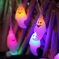 10/20LEDs White Colorful Light String Halloween Ghost Lights Outdoor Indoor Bar Home Decoration 10/20LEDs White Colorful Light String Halloween Ghost Lights Outdoor Indoor Bar Home Decoration