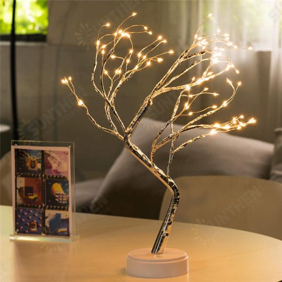 108LED USB Copper Wire Firefly Tree Touch Control Night Lamp Christmas String Light Holiday Decoration