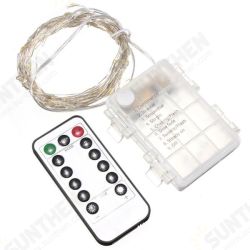 10M 100 LED Battery Operated Silver Wire String Fairy Light Christmas + Remote Controller 10M 100 LED Battery Operated Silver Wire String Fairy Light Christmas + Remote Controller