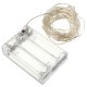 10M 100 LED Silver Wire Fairy String Light Battery Powered Waterproof Christmas Party Decor