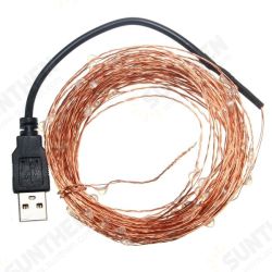 10M 100 LED USB Copper Wire LED String Fairy Light for Christmas Party Decor 10M 100 LED USB Copper Wire LED String Fairy Light for Christmas Party Decor