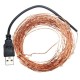 10M 100 LED USB Copper Wire LED String Fairy Light for Christmas Party Decor