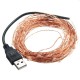 10M 100 LED USB Copper Wire LED String Fairy Light for Christmas Party Decor