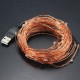 10M 100 LED USB Copper Wire LED String Fairy Light for Christmas Party Decor