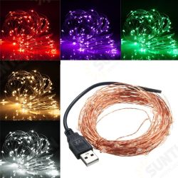 10M 100 LED USB Copper Wire LED String Fairy Light for Christmas Party Decor 10M 100 LED USB Copper Wire LED String Fairy Light for Christmas Party Decor