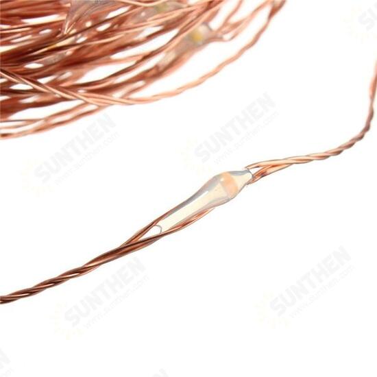 10M 100 LED Warm White String Fairy Light DC12V Waterproof Copper Wire Christmas