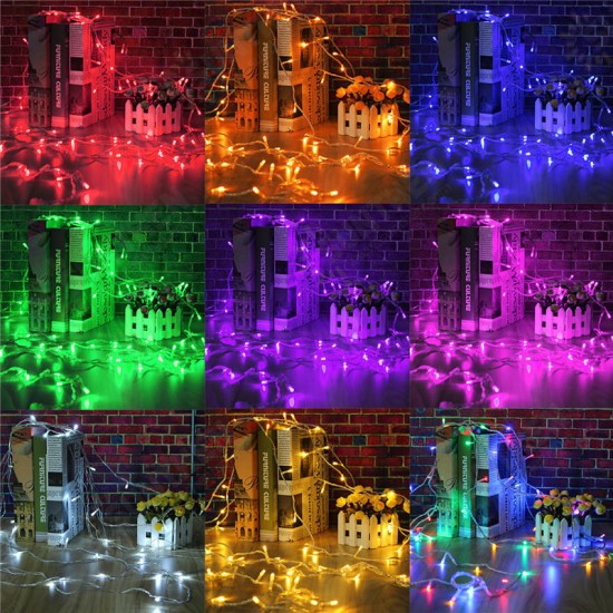 10M 100LED Fairy String Christmas Light Outdoor Waterproof Wedding Holiday Party Lamp EU Plug