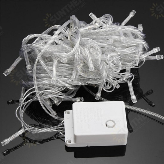 10M 100LED Fairy String Christmas Light Outdoor Waterproof Wedding Holiday Party Lamp EU Plug