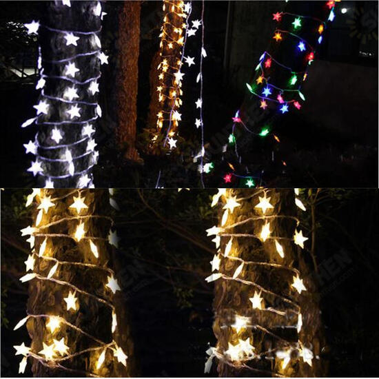 10M 100LEDs 8Modes Indoor Outdoor Star Fairy String Light for Wedding Christmas Party Decor