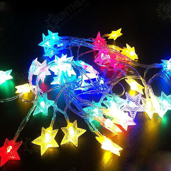 10M 100LEDs 8Modes Indoor Outdoor Star Fairy String Light for Wedding Christmas Party Decor