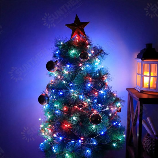 10M 33FT Built-in IC Individual Control USB RGB LED String Light + 12 Modes Remote Control for Christmas Home Party 10M 33FT Built-in IC Individual Control USB RGB LED String Light + 12 Modes Remote Control for Christmas Home Party