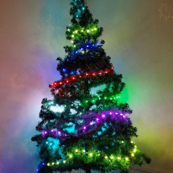 10M 33FT Built-in IC Individual Control USB RGB LED String Light + 12 Modes Remote Control for Christmas Home Party 10M 33FT Built-in IC Individual Control USB RGB LED String Light + 12 Modes Remote Control for Christmas Home Party