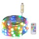 10M 33FT Built-in IC Individual Control USB RGB LED String Light + 12 Modes Remote Control for Christmas Home Party 10M 33FT Built-in IC Individual Control USB RGB LED String Light + 12 Modes Remote Control for Christmas Home Party