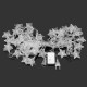 10M 8 Modes 38 LED Star Photo Clip Hanging Peg Fairy String Light for Wedding DIY Ins Decor AC220V