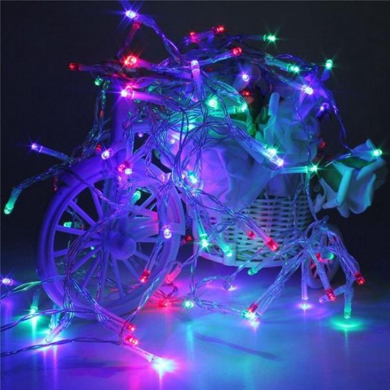 10M 80LED Battery Powered LED Funky ON/ Twinkling Lamp Fairy String Lights