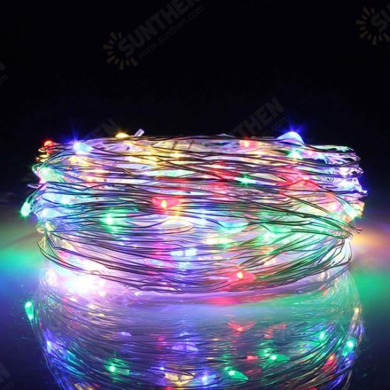 10M LED Silver Wire Fairy String Light Christmas Xmas Wedding Party Lamp 12V