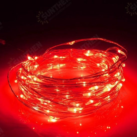 10M LED Silver Wire Fairy String Light Christmas Xmas Wedding Party Lamp 12V