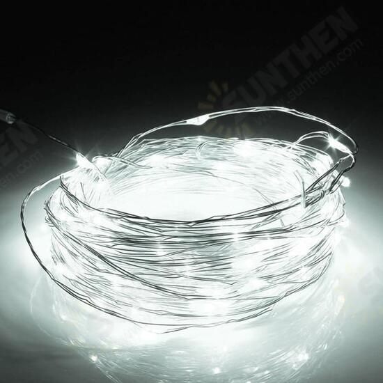 10M LED Silver Wire Fairy String Light Christmas Xmas Wedding Party Lamp 12V