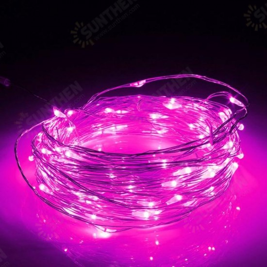 10M LED Silver Wire Fairy String Light Christmas Xmas Wedding Party Lamp 12V