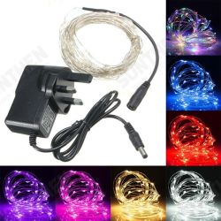 10M LED Silver Wire Fairy String Light Christmas Xmas Wedding Party Lamp 12V 10M LED Silver Wire Fairy String Light Christmas Xmas Wedding Party Lamp 12V