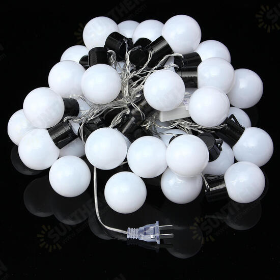 10m 38 Balls LED String Fairy Lights Party Xmas Wedding Holiday Lamp 110V US Plug