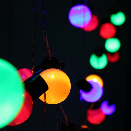 10m 38 Balls LED String Fairy Lights Party Xmas Wedding Holiday Lamp 110V US Plug