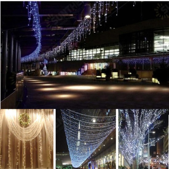 10x3M Outdoor 1000 LED Curtain Christmas Fairy Light String Wedding Christmas Holiday Decor AC220V